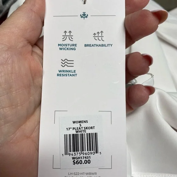 New Lady Hagen Pleat Skort Size Small - Picture 9 of 10